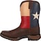 Durango Kids Western Boot, 8.5 M, Leather, 8 in H, Brown BT246 - alternate 5